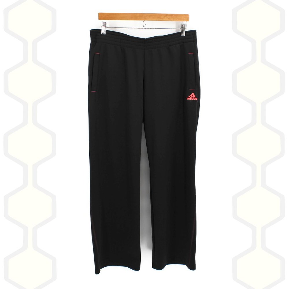 Adidas Pants Black Pink Logo L